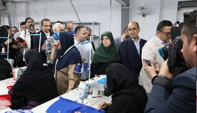 بازدید سخنگوی دولت از 2 مجتمع تولیدی در بندرانزلی