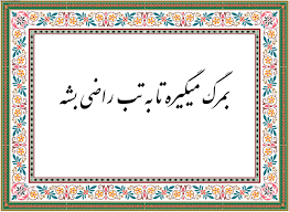 ضرب المثل/ به مرگ می‌گیره تا به تب راضی بشه!