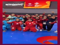 جشن دختران فوتسال ایران پس از صعود به نیمه‌نهایی جام ملت‌های آسیا