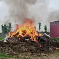  امحاء بیش از یک تن انواع مواد مخدر در رشت