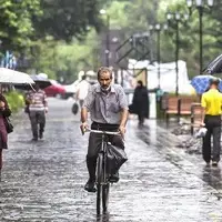 تداوم بارش رگبار‌های پراکنده باران در گیلان