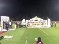 مراسم اهداى جام تیم فرد البرز قهرمان لیگ دو