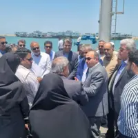 بازدید مدیرکل دفتر امور مرز و مرزنشینان وزارت کشور از بندر سیریک