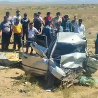 عکس/ تصادف در «رضویه» مشهد ۲ کشته بر جا گذاشت