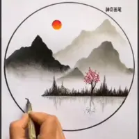 یک تکنیک جالب برای نقاشی