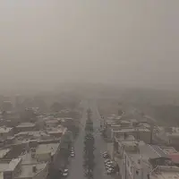 عکس/ شهر قصرشیرین الان و تصویری دیگر قبل از ورود خاک