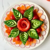 هنرنمایی دیدنی با پنیر و خیار!
