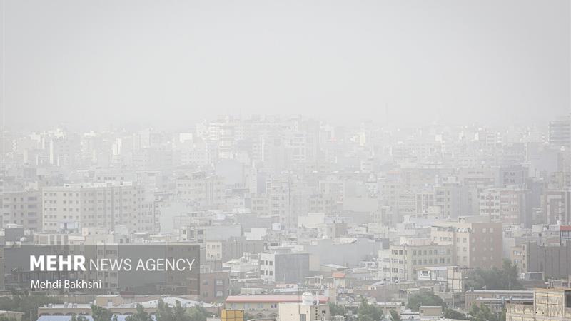 ورود توده گرد و غبار به استان زنجان