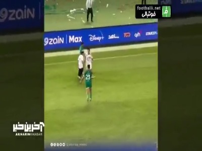 درگیری فیزیکی شدید بین بازیکنان در لیگ کویت!