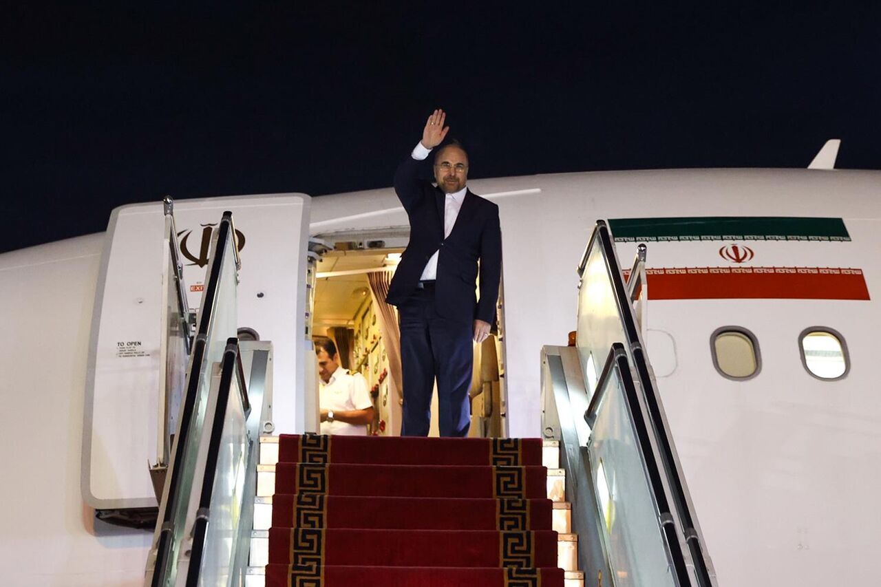 قالیباف عازم جاکارتا شد