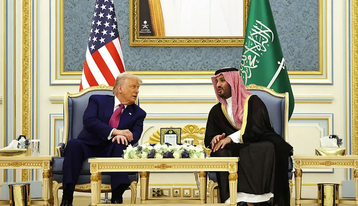نشست ترامپ و بن سلمان در کاخ «یمامه» در ریاض