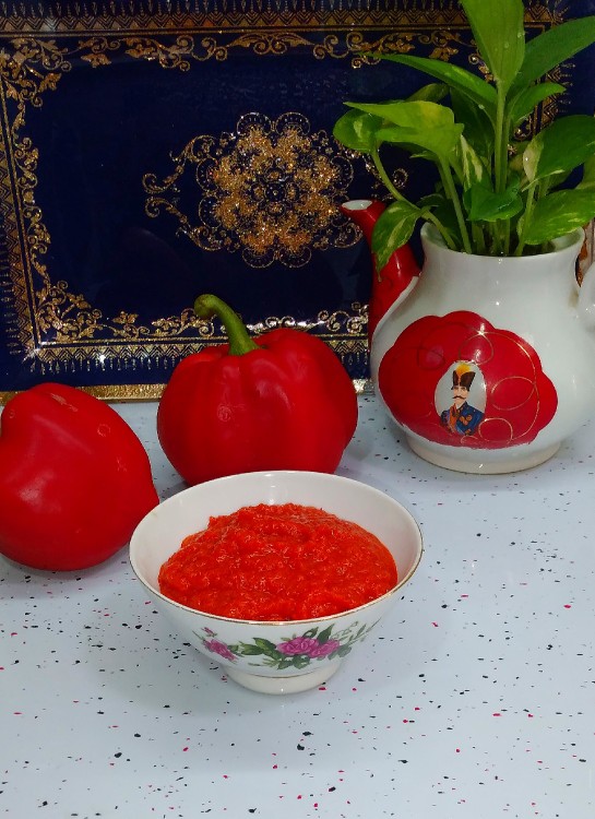 از شما/رب فلفل دلمه که امروزپختم🌹🌹🌹