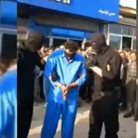 گوش‌بُر همدان در خیابان چرخانده شد