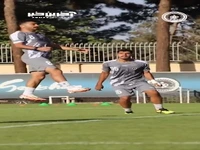 جلسه تمرینی بازیکنان سپاهان پیش از دیدار با استقلال