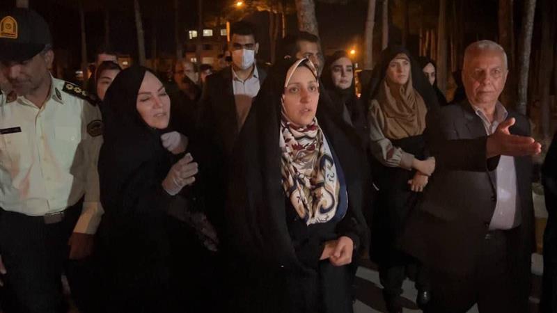 بازدید شبانه معاون رئیسجمهور از بوستان در دست احداث بانوان هرسین