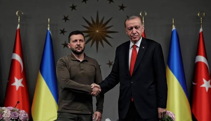 زلنسکی با اردوغان دیدار کرد