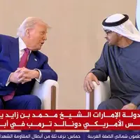 عکس/ استقبال رئیس دولت امارات از ترامپ در فرودگاه ابوظبی