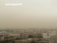 تصاویر آخرالزمانی از طوفان و گرد و خاک در تهران