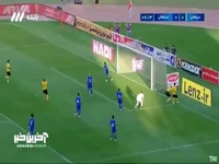تک به تکی که محبی مقابل دروازه استقلال از دست داد
