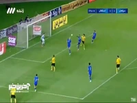 فرصتی که جواد آقایی‌پور مقابل دروازه استقلال از دست داد