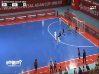 گل اول تیم ملی فوتسال بانوان ایران به ژاپن توسط مارال ترکمان