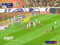 ضربه سر دورسون تیر دروازه هوادار را به لرزه درآورد 