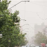 طوفان و گردوخاک قم را درنوردید