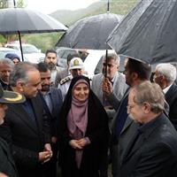 بازدید وزیر راه و شهرسازی ازجاده‌های دالاهو  و تاکید بر تسریع پروژه‌ها
