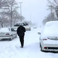 بارش برف در پنجاه و ششمین روز بهار در هشترود
