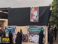 وداع با جانباخته حادثه بندر شهید رجایی در ایوان