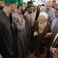 آیت‌الله جوادی آملی حرم حضرت ابوالفضل(علیه‌السلام) را زیارت کرد