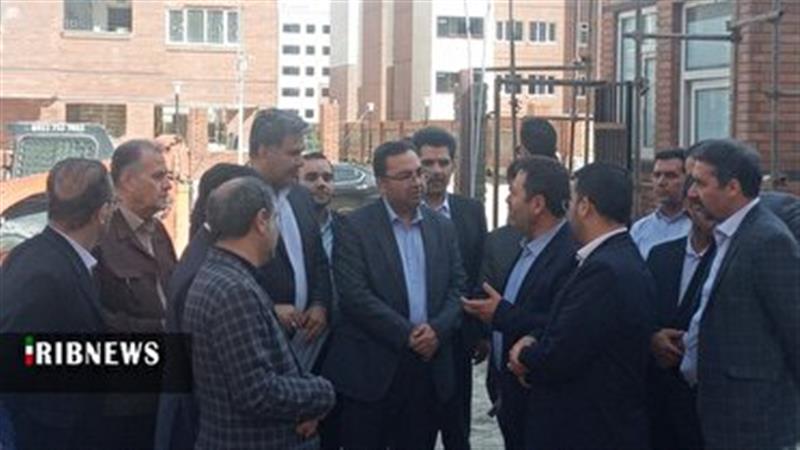 بازدید معاون وزیر راه و شهرسازی از طرحهای نهضت ملی مسکن قم