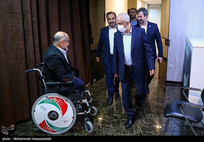 مراسم بدرقه کاروان حج تمتع جانبازان
