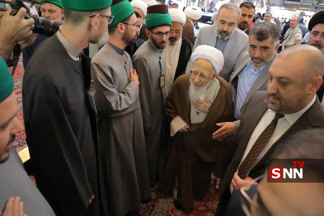 آیت‌الله جوادی آملی حرم حضرت ابوالفضل(علیه‌السلام) را زیارت کرد