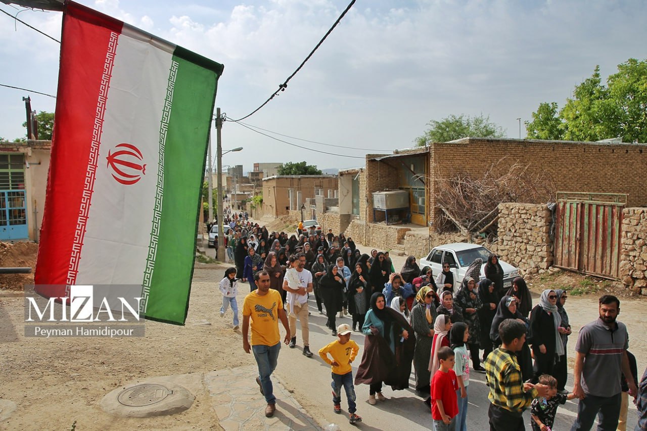 ورزش همگانی در روستای ارکان بجنورد