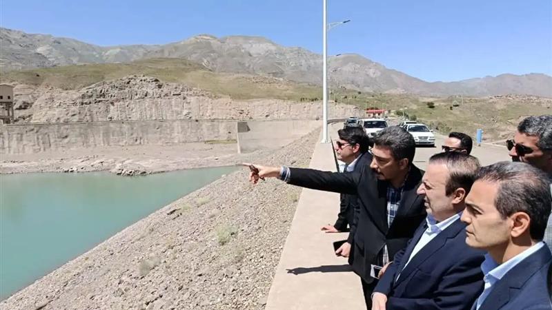 استاندار قزوین از سد طالقان بازدید کرد