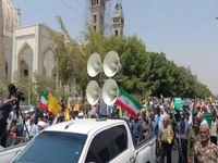 جمعه خشم مردم بندرعباس در آفتاب و گرمای ۵۰ درجه
