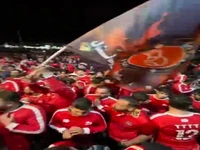 حضور پرشور هواداران تراکتور در ائل گولی تبریز
