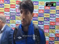 صحبت‌های رضا میرزایی بازیکن ملوان بعد از بازی با فولاد