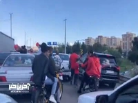 مسیر منتهى به استادیوم یادگار امام تبریز
