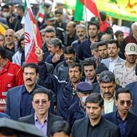 فریاد خشم مردم بجنورد علیه جنایات رژیم صهیونیستی