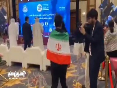 کسب مدال طلا توسط دانشور در بخش انفرادی
