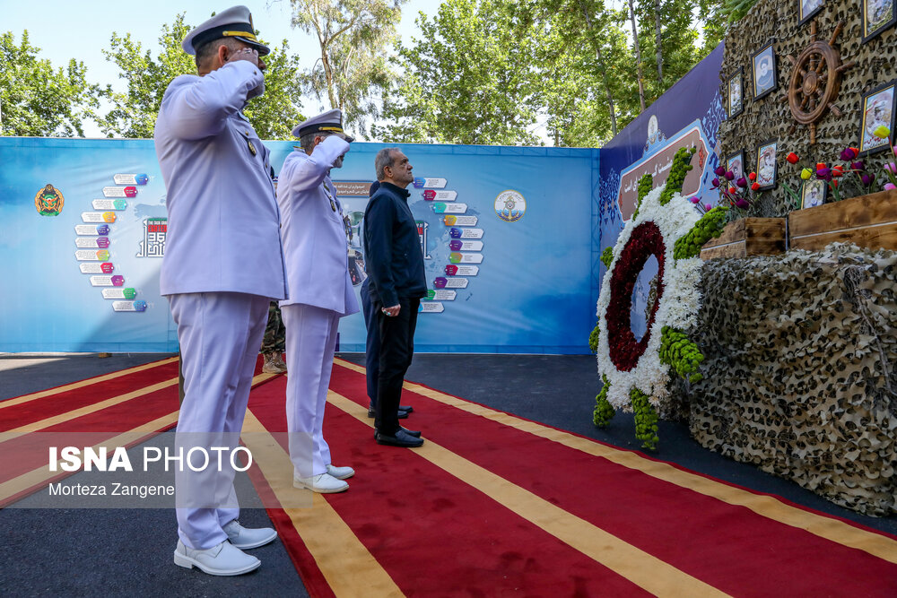 عکس/ مراسم دومین سالگرد بازگشت ناوگروه ۸۶ نیروی دریایی ارتش