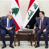 رایزنی نخست وزیر لبنان با السودانی و تقدیر از حمایت‌های عراق