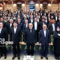 عکس/ همایش روز جهانی ارتباطات باحضور رئیس جمهور
