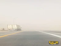 طوفان شن در شهرستان فهرج