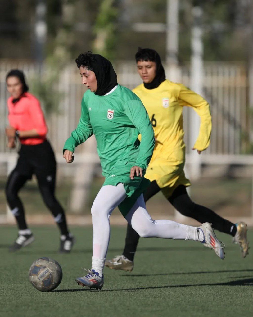 دیدار دوستانه تیم های ملی فوتبال بزرگسال و جوانان بانوان 