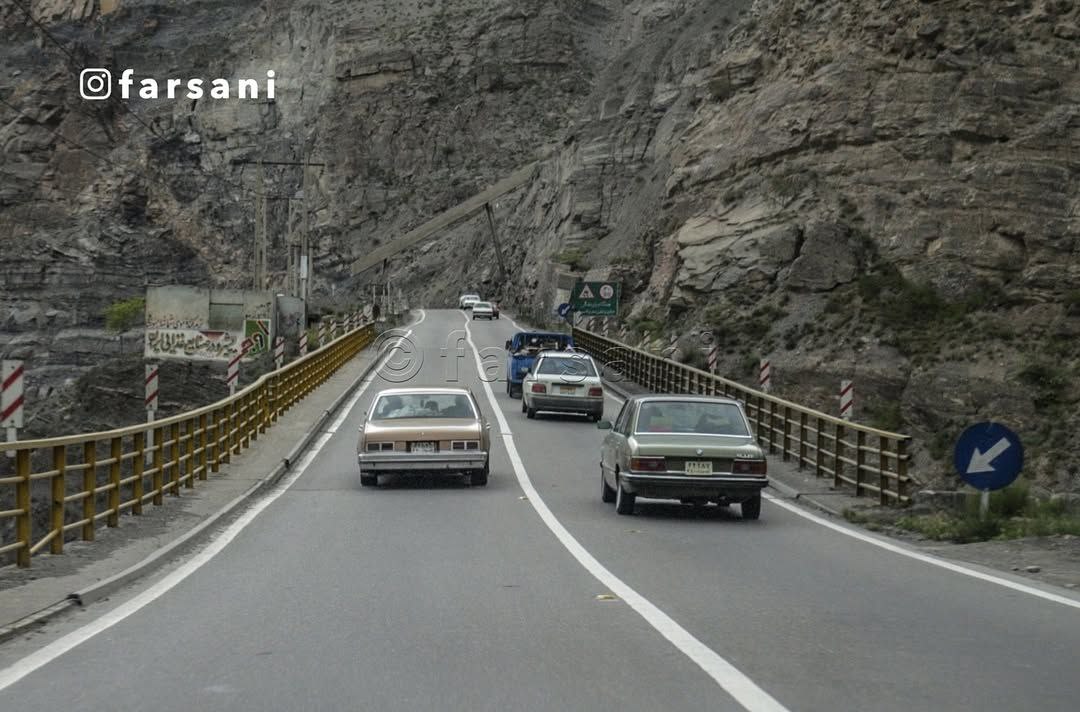 تصاویری از جاده هراز در سال ۱۳۸۱ 