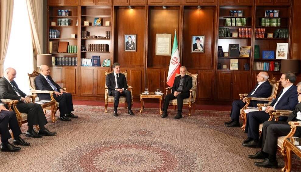 نچیروان بارزانی با رئیس‌جمهور ایران دیدار کرد