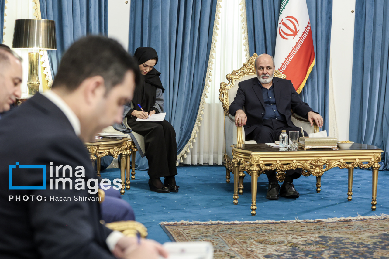 عکس/ دیدار رئیس دپارتمان سیاست خارجی جمهوری آذربایجان با دبیر شورای عالی امنیت ملی